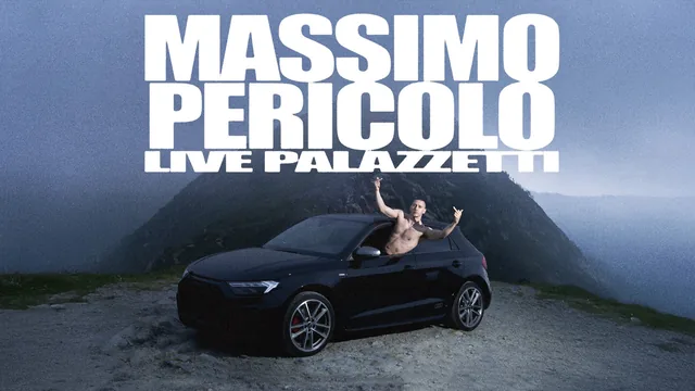 Promotional artwork for Massimo Pericolo - Live Palazzetti